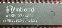 W78E052B40DL W78E052B-40DL – 8051 series Microcontroller IC 8-Bit 40MHz 8KB (8K x 8) FLASH from Nuvoton Technology Corporation of America.