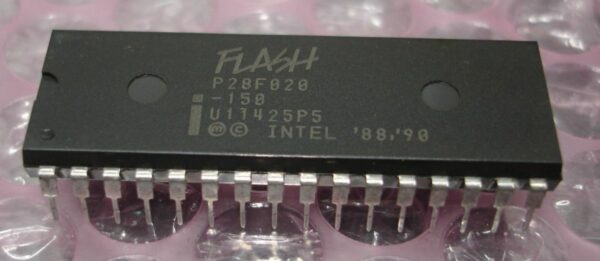 Микросхема P28f020-150 Intel Plastic DIP 32pin Flash Memory Демонтаж