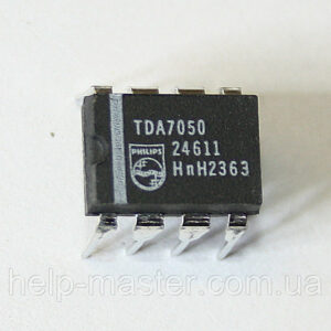 Микросхема TDA7050/N  TDA 7050 – усилитель мощности в корпусе DIP8