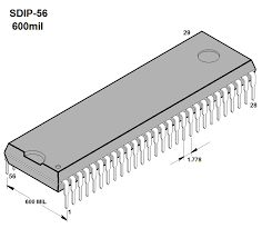 Микросхема TDA8374A (SDIP-56) демонтаж