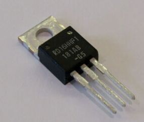 Транзистор rd16hhf1 полевой СВЧ RF Power Transistor 0.01 to 1 GHz 16 W 16 dB 12.5 V TO-220
