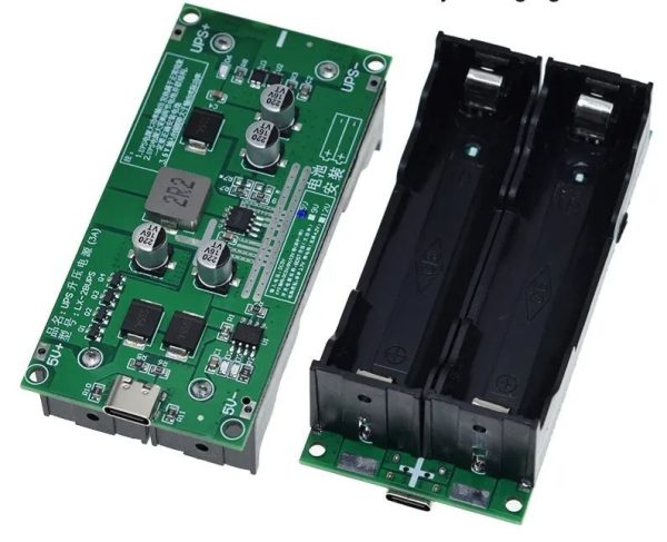 Модуль mini UPS ( LX-2BUPS  LI-T-3P-D ) Вольт (5/9/12) 15W для питания роутера светодиодной ленты