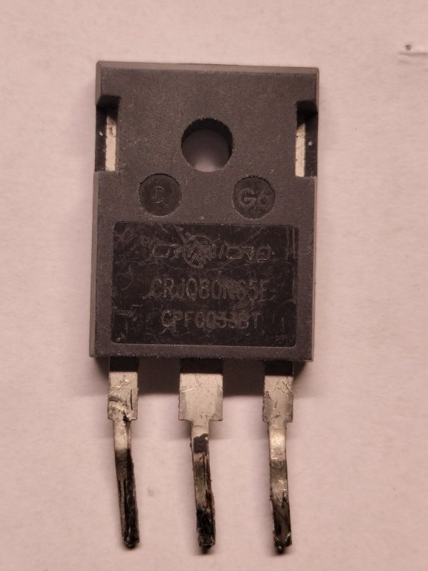 Транзистор CRJQ80N65F TO247 SJMOS N-MOSFET 650V, 77mΩ, 43A