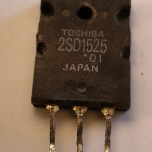 Транзистор 2SD1525 биполярный 30A 100V NPN TO-3PBL Демонтаж, оригинал, проверен, рабочий