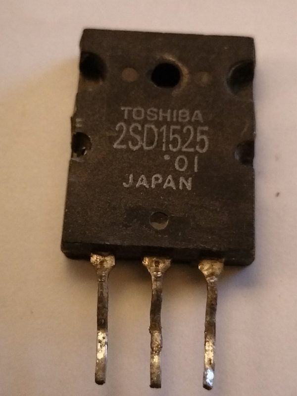 Транзистор 2SD1525 биполярный 30A 100V NPN TO-3PBL Демонтаж, оригинал, проверен, рабочий