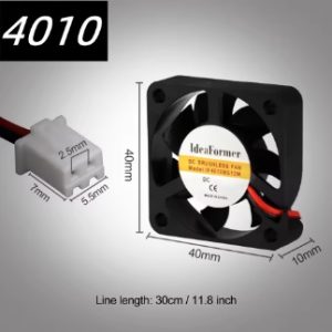 Вентилятор 4010 Cooling fan для охлаждения, для 3D принтера. 12V