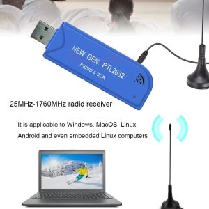 USB SDR широкополосный приемник RTL2832U & R828D  SDR USB2.0 TV Stick Tuner 25 MHz To 1760 MHz FM SDR TV Receiver